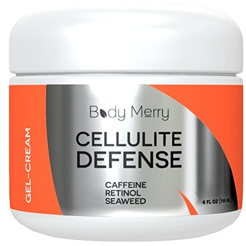 Cellulite Defense Gel-Cream - Reduces Appearance of Cellulite with Caffeine, Retinol & Seaweed - Best Lotion For Body Firming & Toning - 4 oz - , only $13.29, free shipping after using SS