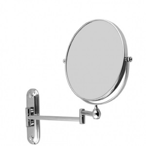 Floureon 8 inches Double-sided Wall Mount Mirror Cosmetic Make up Shaving Bathroom Mirror, only $31.99
