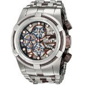 Invicta Men's 12760 Bolt Analog Display Swiss Automatic Silver Watch，$499.99 + $5.99 shipping