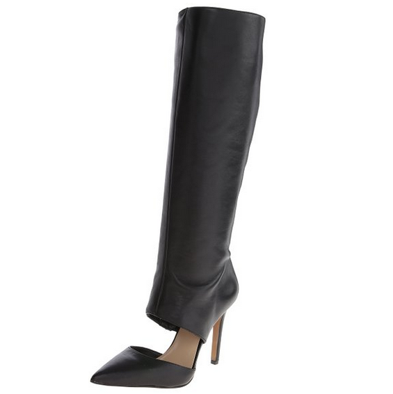 Jessica Simpson 杰西卡辛普森时尚真皮长靴，原价$189.00，现仅$48.98 免运费！