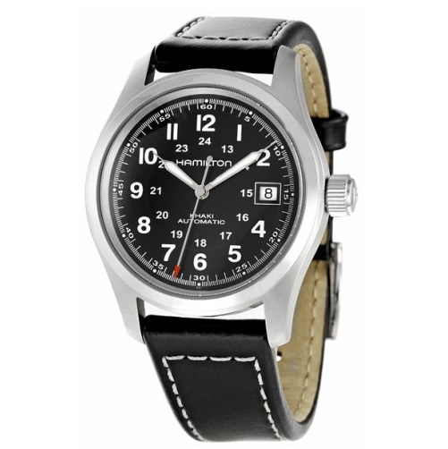 Jomashop：Hamilton 漢密爾頓 H70455733卡其野戰系列男士自動機械手錶，原價$575.00，現使用折扣碼后僅售 $335.00，免運費