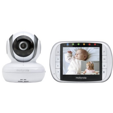 Motorola MBP36S Remote Wireless Video Baby Monitor with 3.5-Inch Color LCD Screen, Remote Camera Pan, Tilt, and Zoom，$81.00& FREE Shipping.