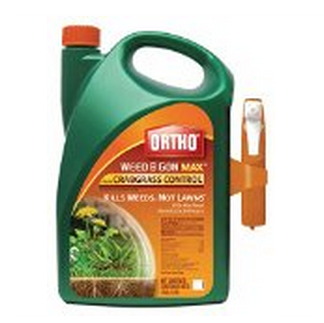 Ortho Weed B Gon MAX Weed Killer for Lawns Plus Crabgrass Control Ready-To-Use Trigger Spray, 1-Gallon，$8.04