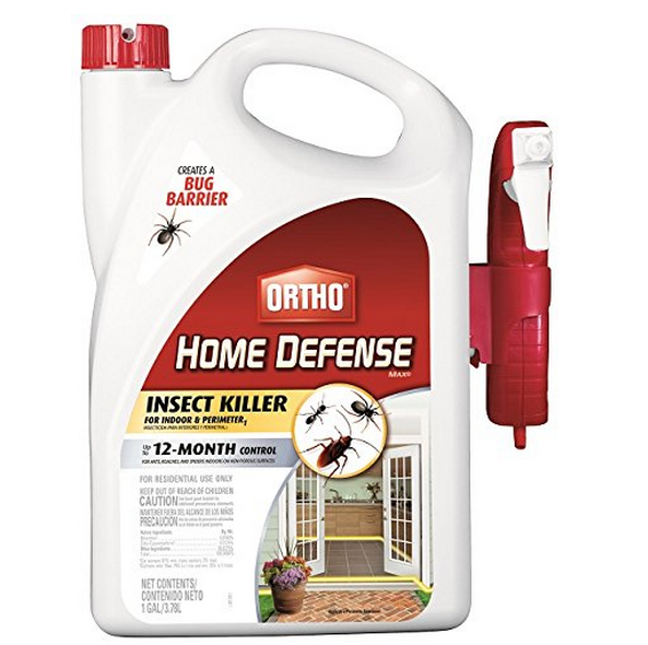 Ortho 0196710 Home Defense MAX Insect Killer Spray for Indoor and Home Perimeter, 1-Gallon (Ant, Roach, Spider, Stinkbug, & Centipede Killer)，$7.97