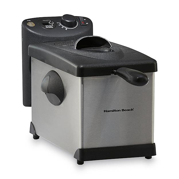 Hamilton Beach 12-Cup Deep Fryer Black/Stainless Steel - 35030, only $19.99, free pickup at local store