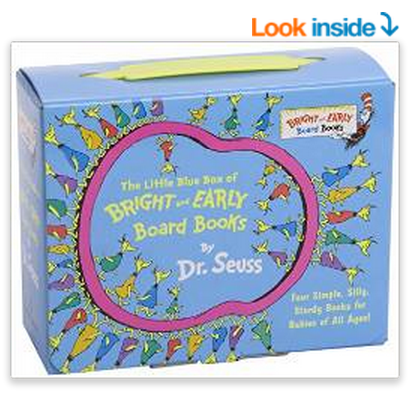送礼佳品！经典儿童图书套装 Dr. Seuss’s ：The Little Blue Box of Bright and Early Board Books，原价$19.96，现仅售 $11.98