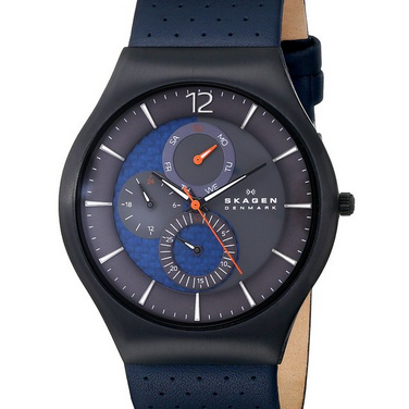 Skagen Men's SKW6149 Grenen Analog Display Analog Quartz Black Watch $92.50(50%off)
