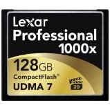 史低价！Lexar雷克沙Professional 1000x 128GB高清视频相机CF卡$274.17 免运费