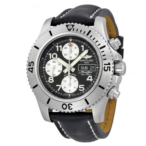 Jomashop：BREITLING 百年靈 Superocean Chronograph 超級海洋A13341C3/BD19 男士潛水自動機械腕錶，原價$5,815.00，現僅售$2,895.00，免運費。