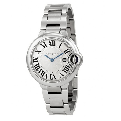 CARTIER Ballon Bleu Silver Dial Stainless Steel Ladies Watch  W6920084, only $3,775.00, free shipping