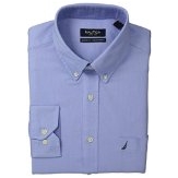 Nautica Men's Solid Oxford Button-Down Dress Shirt $19.99