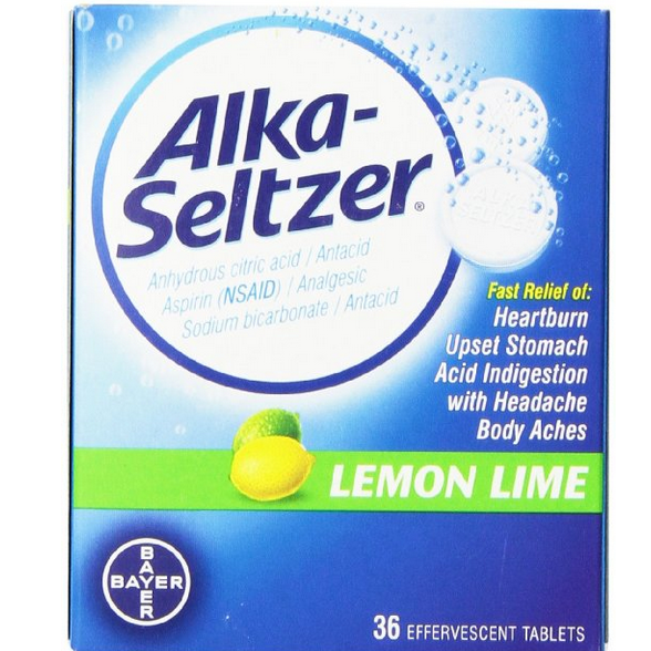 Alka- Seltzer Lemon Lime, 36-Count $4.08