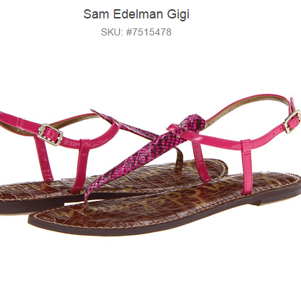 Sam Edelman Gigi女士涼鞋 僅售$32.99 免郵費