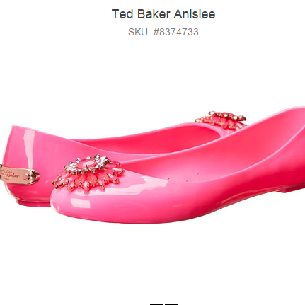 Ted Baker圆头糖果色平底鞋 现价$59.99 免邮费