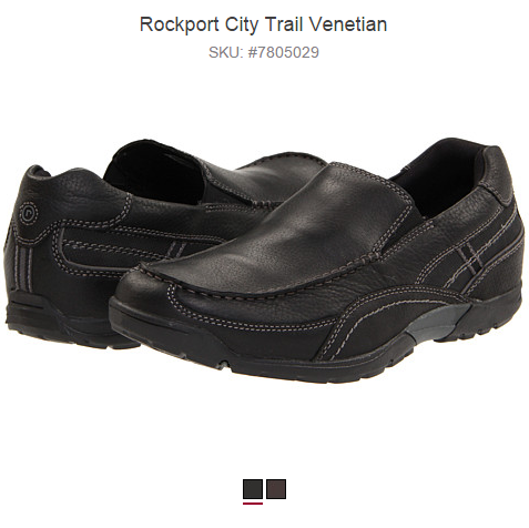 Rockport City Trail Venetian男鞋 现价$44.99 免邮费