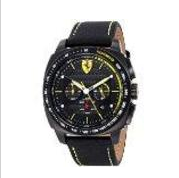 Ferrari Men's 0830165 Aero Evo Analog Display Quartz Black Watch $226.57 