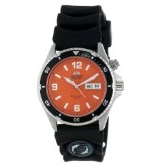 Orient東方雙獅CEM65004M 'Orange Mako'男士潛水機械腕錶 用折扣碼后$75.95 免運費