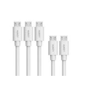 Aukey [5-Pack] Hi-speed Micro USB Cable USB 2.0 A Male to Micro B Sync & Charging Cable  $6.49