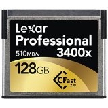 Lexar Professional 3400x 128GB CFast 2.0 Card (Up to 510MB/s Read) w/Image Rescue 5 Software LC128CRBNA3400 $314.99 FREE Shipping