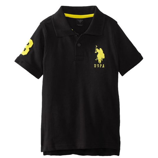 U.S. Polo Assn. Little Boys' Solid Short-Sleeve Shirt 9.99