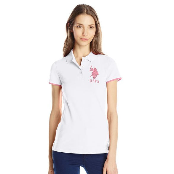 U.S. Polo Assn. 美国马球协会青少年女装 polo衫 仅售$10.77