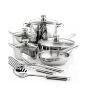 Tools of the Trade Stainless Steel 12 Piece Cookware Set  $22.49
