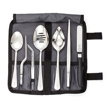 Mercer Culinary M35149 Professional Chef Plating Kit, 8 Piece, Stainless Steel, Black $47.75(54%off) & FREE Shipping