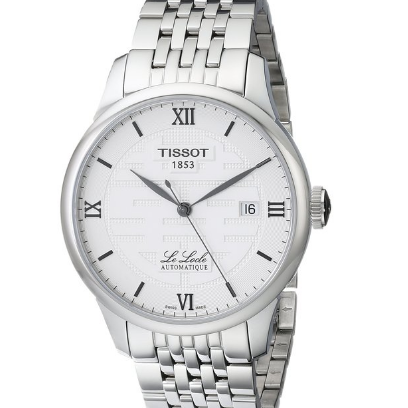 史低價！典雅大氣！天梭Tissot 男士 T41183350 Le Locle瑞士自動機械腕錶 原價$695.00 特價只要 $340.99(51%off)包郵