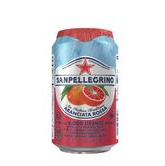 San Pellegrino 血橙味果汁汽水 24罐, 现仅售$13.85，免邮费