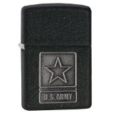 Zippo Black Crackle 1941 Replica Lighter with US Army Emblem $20.43 FREE Shipping on orders over $49