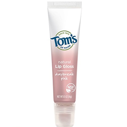 Tom's of Maine Lip Gloss, Daybreak Pink, 0.5 Ounce, 2 Count, only $9.78, free shipping