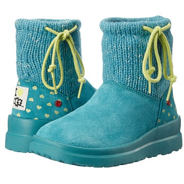 6PM：UGG Knit Slouchy Mini 少女款雪地靴，原价$119.95，现仅售$59.99，免运费