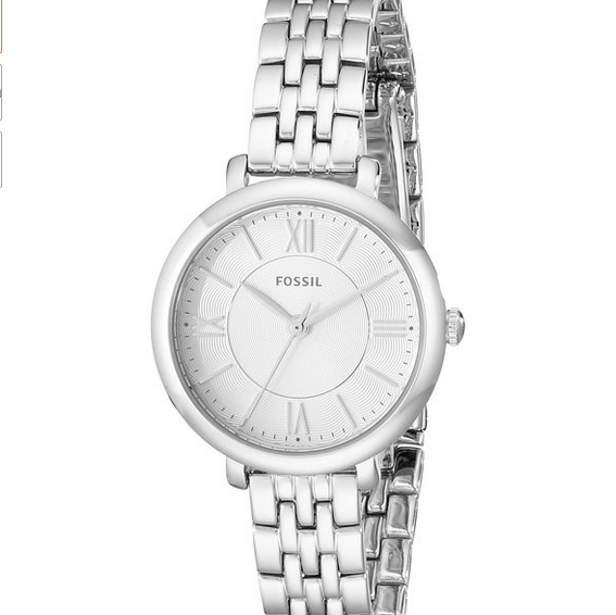 Fossil Women's ES3797 Jacqueline Stainless Steel Bracelet Watch, Only $57.50 , free shipping