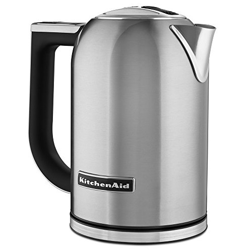 KitchenAid KEK1722SX 1.7-Liter Electric Kettle with LED Display - Brushed Stainless Steel,only $64.99 , free shipping