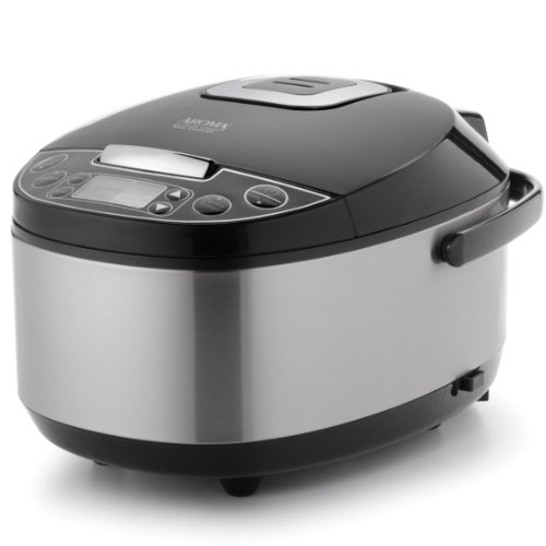 Aroma Professional 12-Cup (Cooked) Digital Rice Cooker, Food Steamer and Slow Cooker, Stainless Steel, only $51.77, free shipping