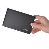 Aukey SuperSpeed 2.5 Inch USB 3.0 to SATA Hard Drive Disk External Enclosure，$8.99