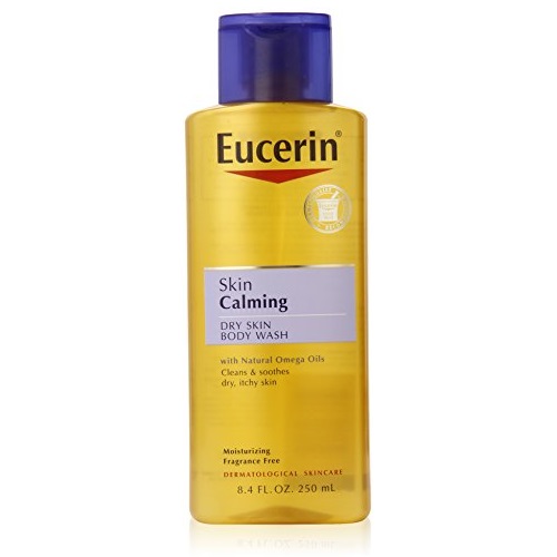 Eucerin Skin Calming Dry Skin Body Wash Oil Fragrance Free, 8.4 Ounce (Pack of 3) Packaging may vary, only $10.71, free shipping after clipping coupon and using SS