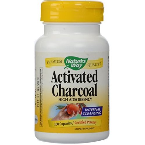 Nature's Way Activated Charcoal, 100 Capsules， only$4.89