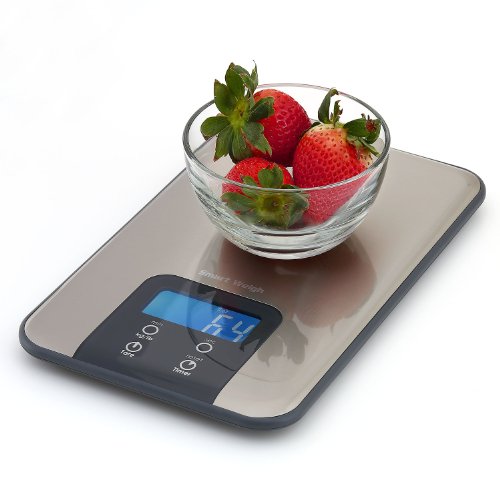 Smart Weigh 薄型 高精度 廚房用電子秤，帶定時器功能，原價$69.95，現點擊coupon后僅售$17.48 
