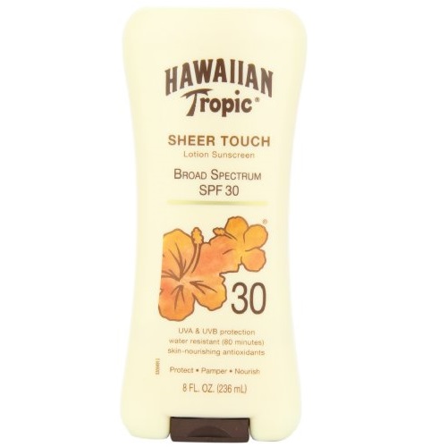 史低價！Hawaiian Tropic 夏威夷輕爽透薄 SPF30 防晒乳，8oz/236ML，原價$13.06，現僅售$6.57，免運費