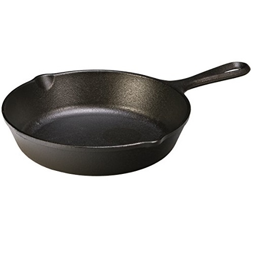 Lodge L5SK3 Pre-Seasoned Cast-Iron Skillet, 8-inch, only $7.99