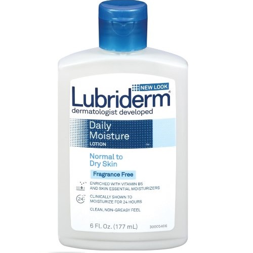 Lubriderm Daily Moisturizer Lotion, Normal to Dry Skin, Fragrance Free, 6 Ounce (Pack of 2), only $5.36, free shipping after  using SS