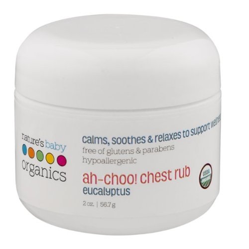 Nature's Baby Organics Organic Ah-Choo! Chest Rub, Eucalyptus, 2-Ounce Jar, only  $5.00,free shipping after clipping coupon