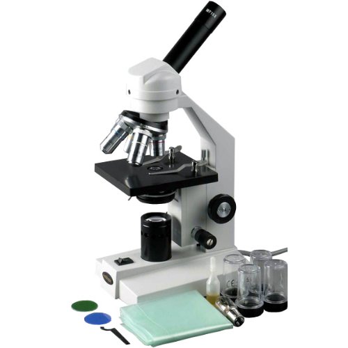 AmScope M500 Monocular Compound Microscope, only $102.34, free shipping
