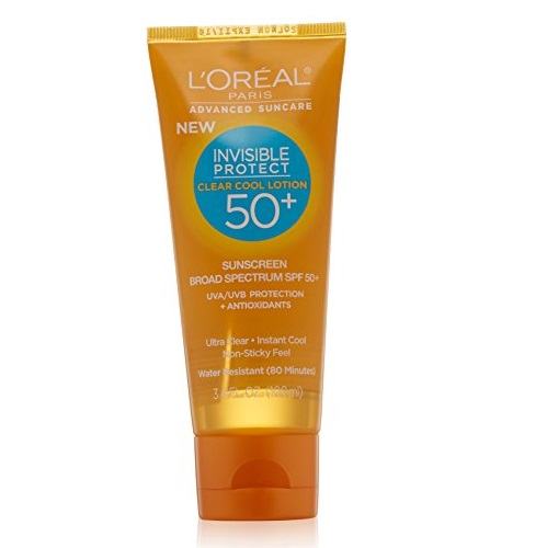 L'Oreal Paris Advanced Suncare Clear Cool Lotion SPF 50+ For All Skin Types, 3.4 Fluid Ounce, only $4.57, free shipping after clipping coupon and using SS
