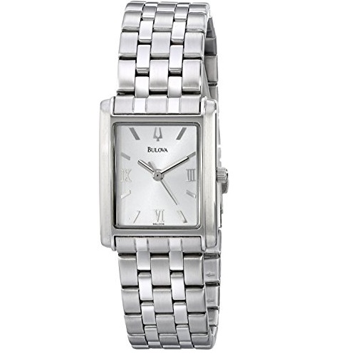 Bulova Women's 96L006 Analog Display Analog Quartz Silver Watch, only $60.99, free shipping