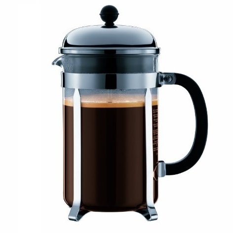 Bodum Chambord French Press Coffee Maker, 51 Ounce, 1.5 Liter, Chrome，only $22.49