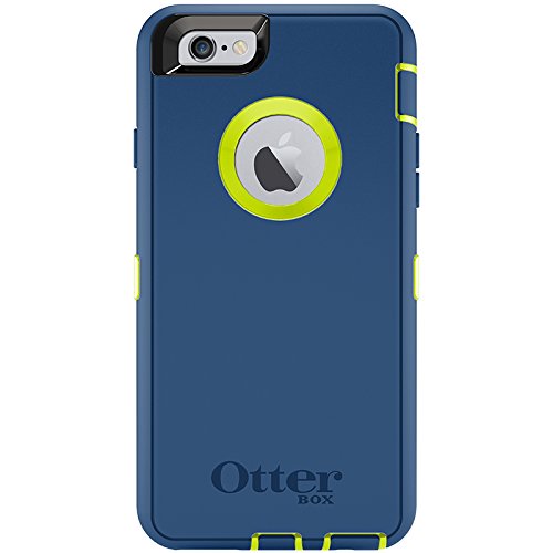 OtterBox iPhone 6 Case - Defender Series, Retail Packaging - Electric Indigo (Citron / Deep Water) (4.7 inch), only $22.54 