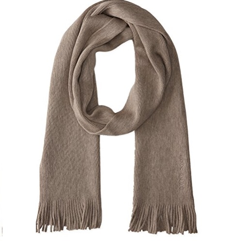 BOSS Hugo Boss Men's Albas Scarf, Taupe, One Size, only $44.08, free shipping