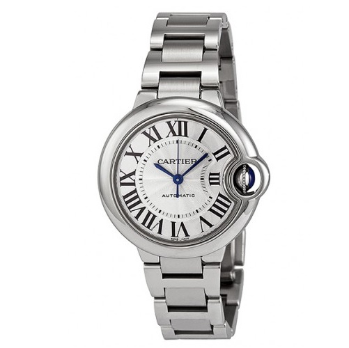 CARTIER Ballon Bleu Automatic Silver Flinque Dial Ladies Watch Item No. W6920071, only $4075.00, free shipping after using coupon code 